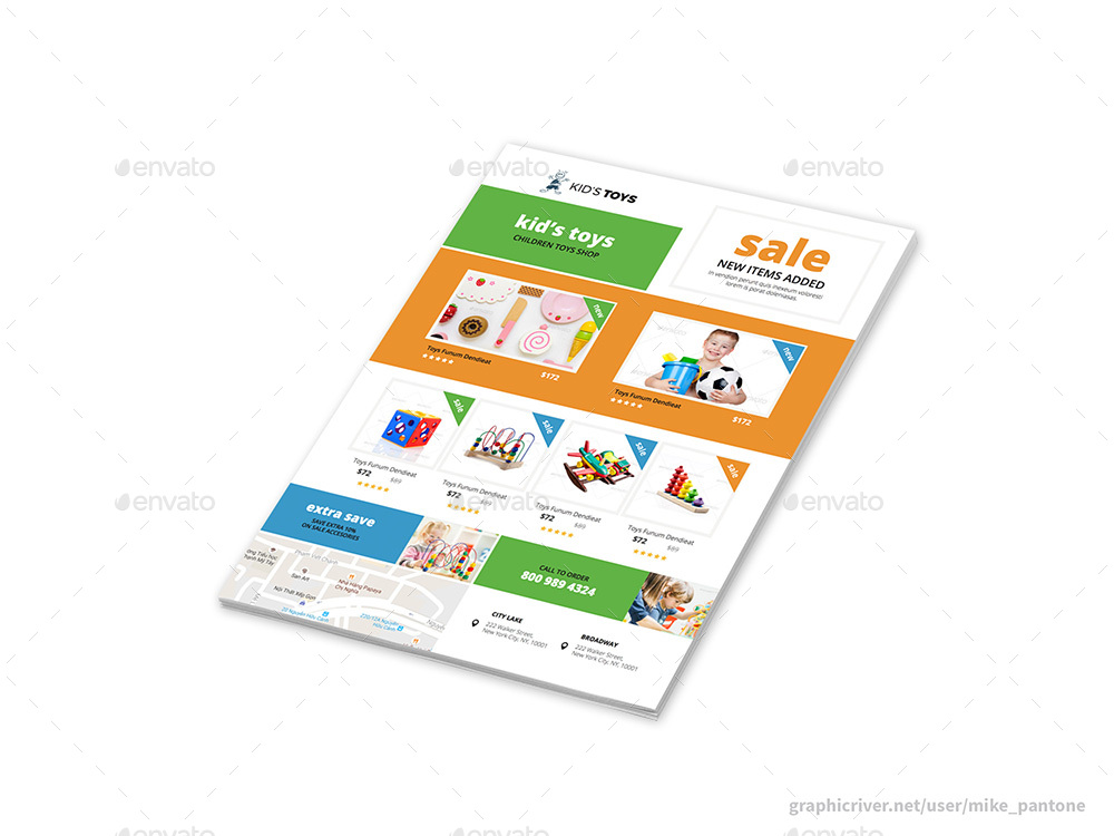 Toys Store Print Bundle, Print Templates GraphicRiver